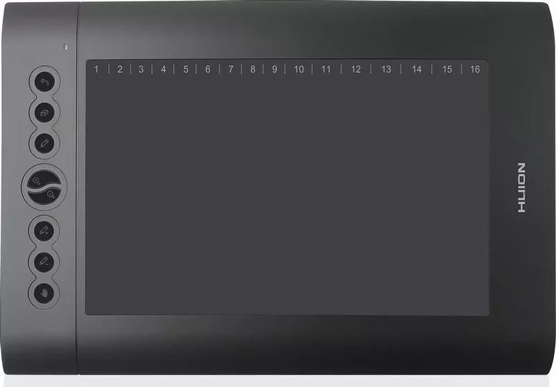 Графический планшет HUION H610PRO V2, черный
