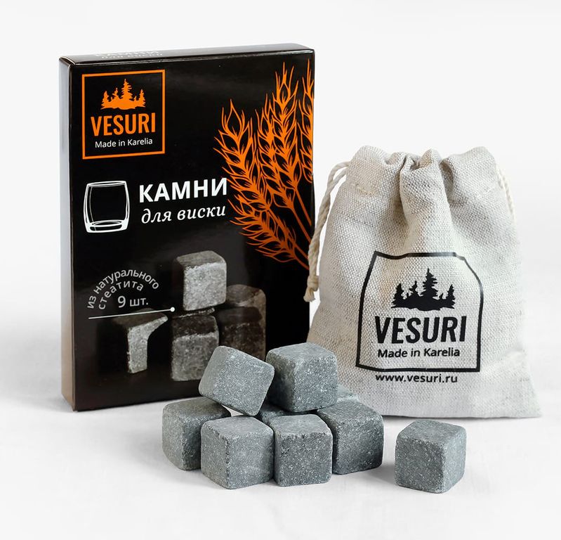 Камни для охлаждения виски «Vesuri»