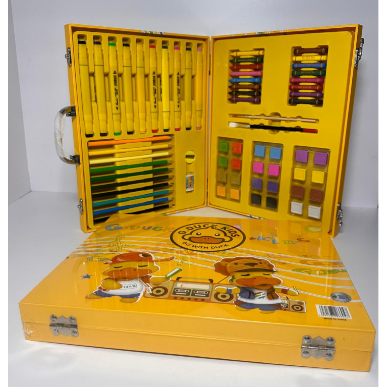 Набор для рисования «DUCK» 84 предметов + раскраска