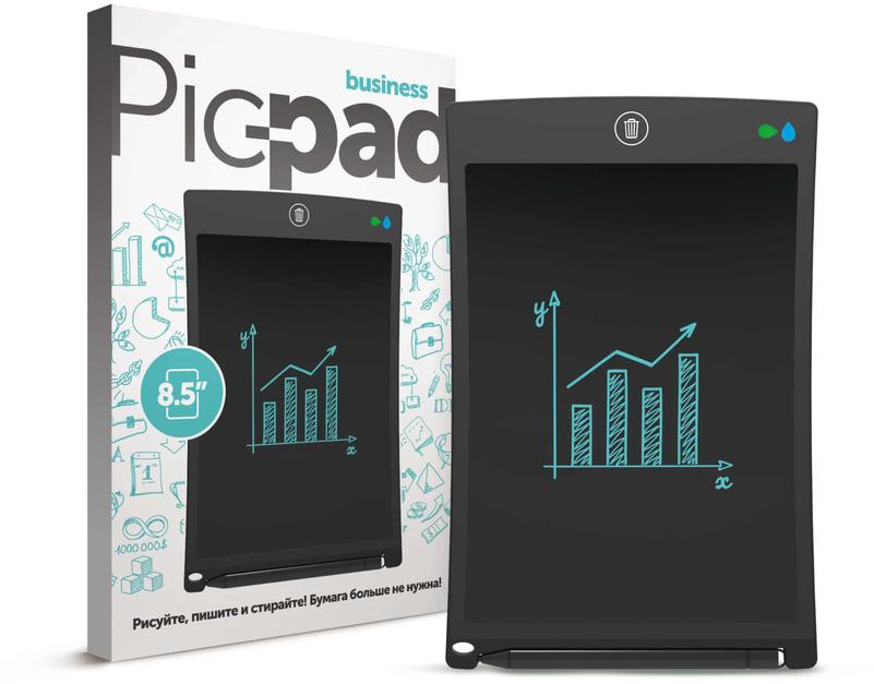 Планшет для рисования Pic-Pad Business Mini с ЖК экраном и функцией блокировки экрана, PPBM