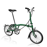 Складной велосипед Brompton H6L, цвет: Racing Green (темно-зеленый)