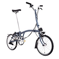 Складной велосипед Brompton M6L, цвет: Cloud Blue (небесно-голубой)