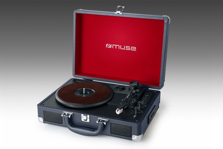 Виниловый проигрыватель Muse MT-103DB, Bluetooth, темно-синий