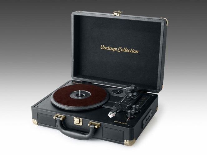Виниловый проигрыватель Muse MT-103GD, Bluetooth, черный